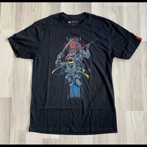 Dr Lupo & Ninja Meta Threads T-shirt. Anime.